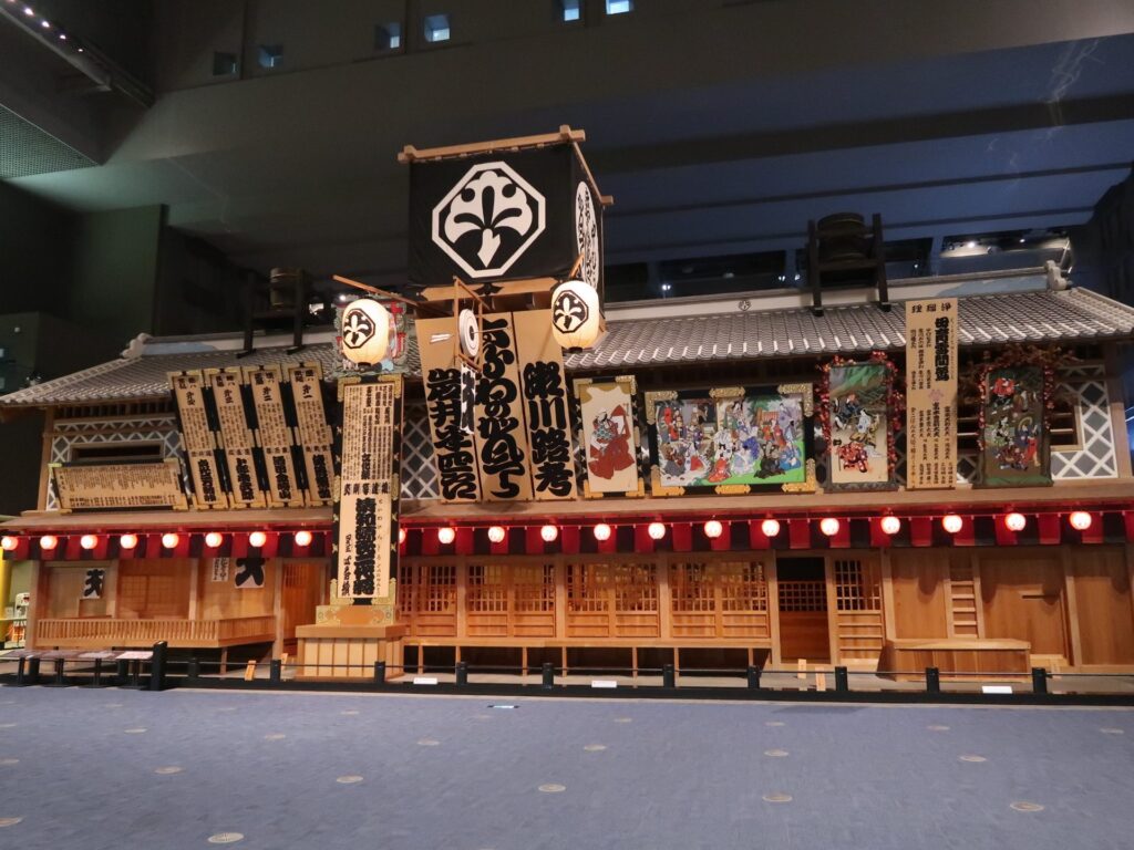 Facade of Nakamura-za Kabuki theater (1/1 model)　Edo-tokyo musium