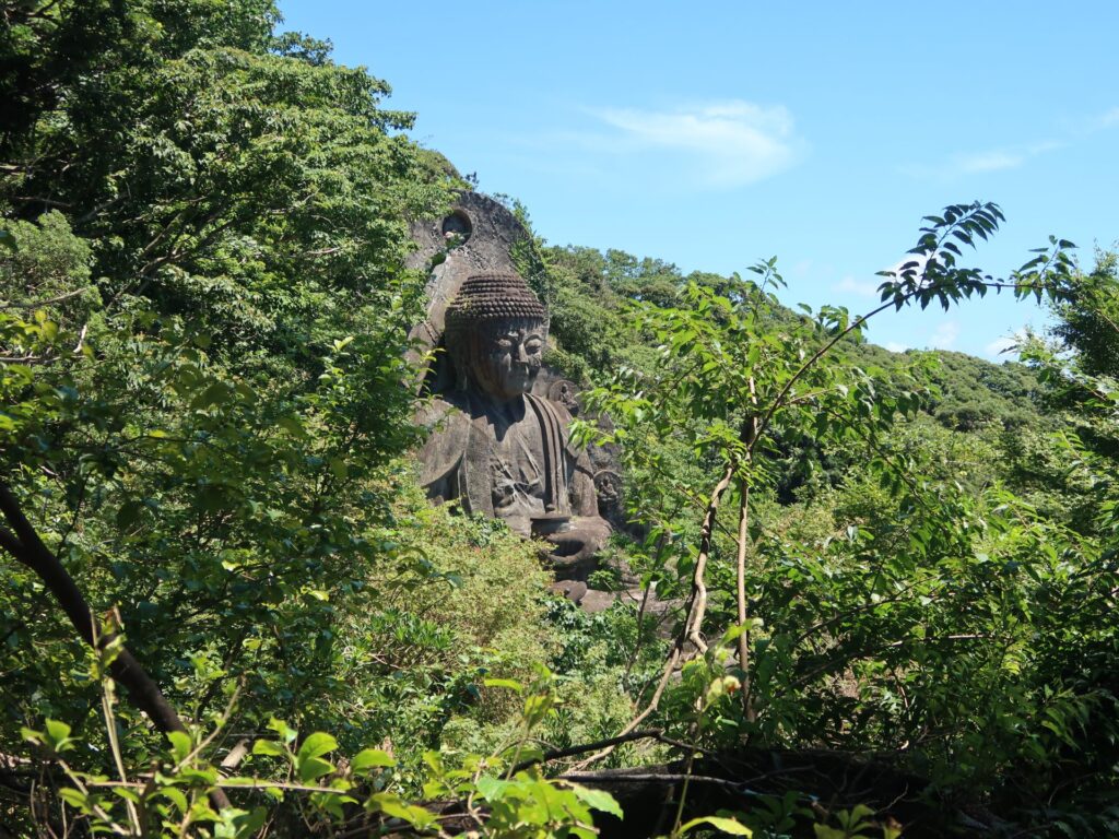 stone-carved Daibutsu, Yakushi Nyorai, Bhaiṣajyaguru